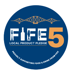 Fife 5 local product pledge logo