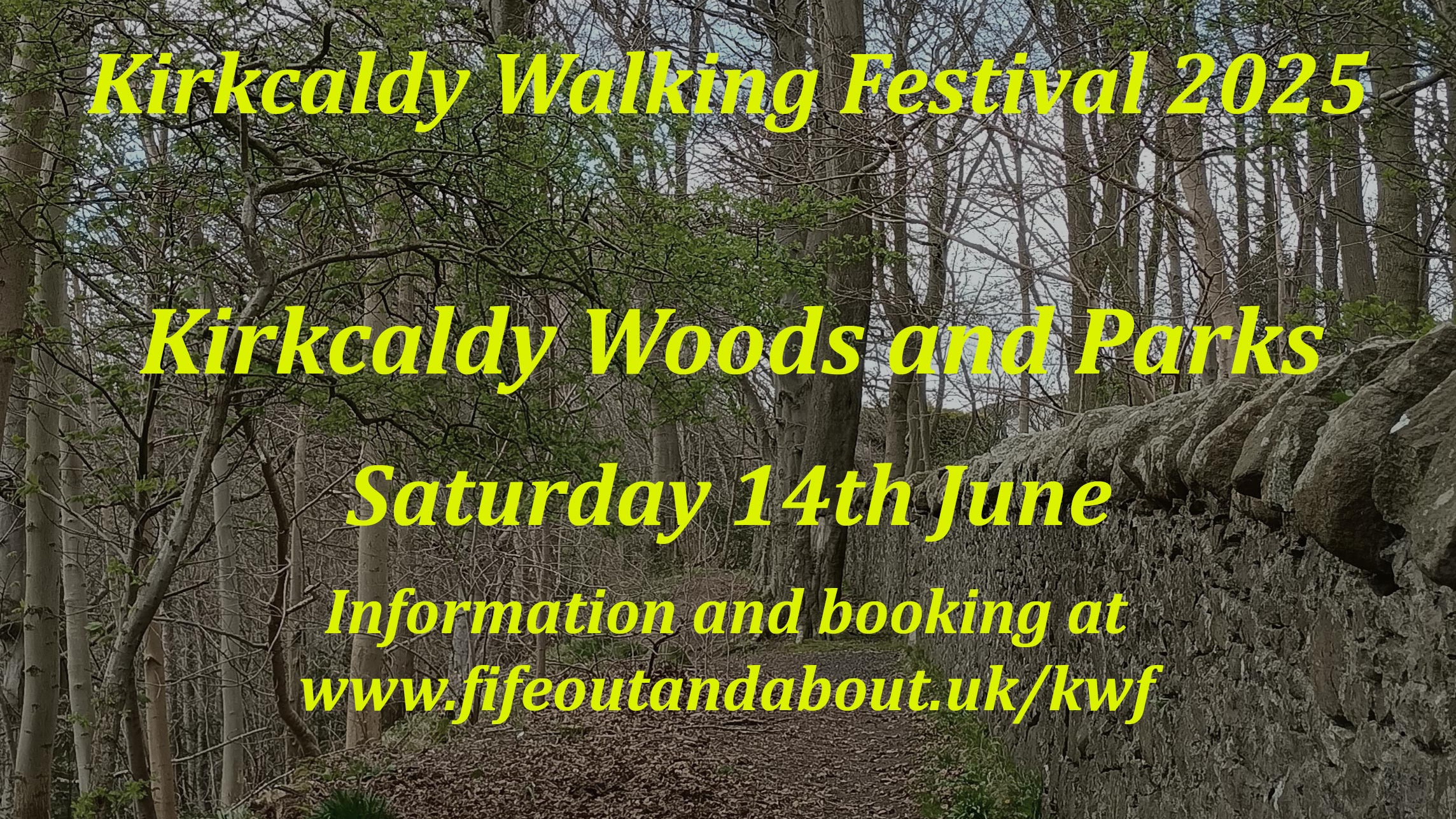 Kirkcaldy Woods and Parks Walk (part of Kirkcaldy Walking Festival)