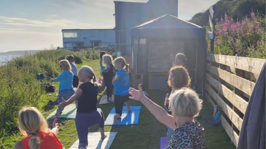 Yoga and Sauna Session with Anna at Largo Castaway Sauna