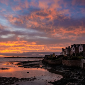 Sunset at Elie
