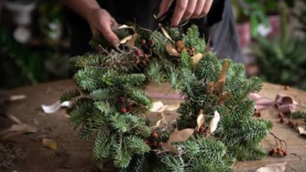 Festive Wreath Making with Afternoon Tea
