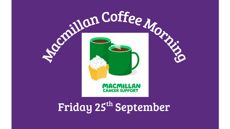Macmillan Coffee Morning at Craigtoun