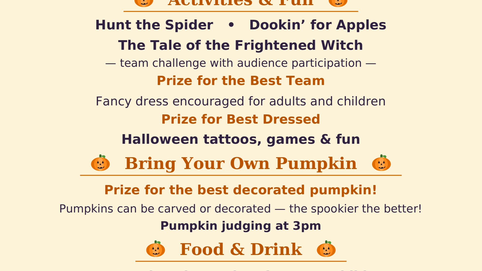 Traditional Halloween Party