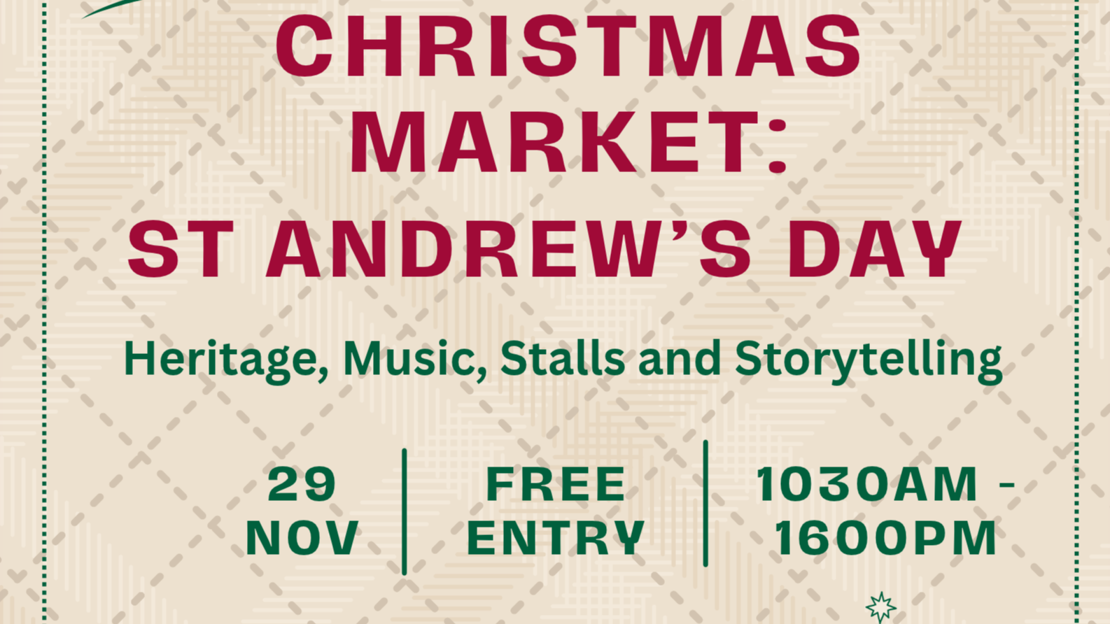 Christmas Market: St Andrews Day