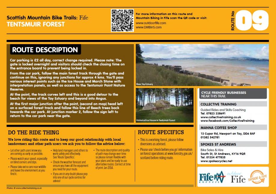tentsmuir forest cycle route