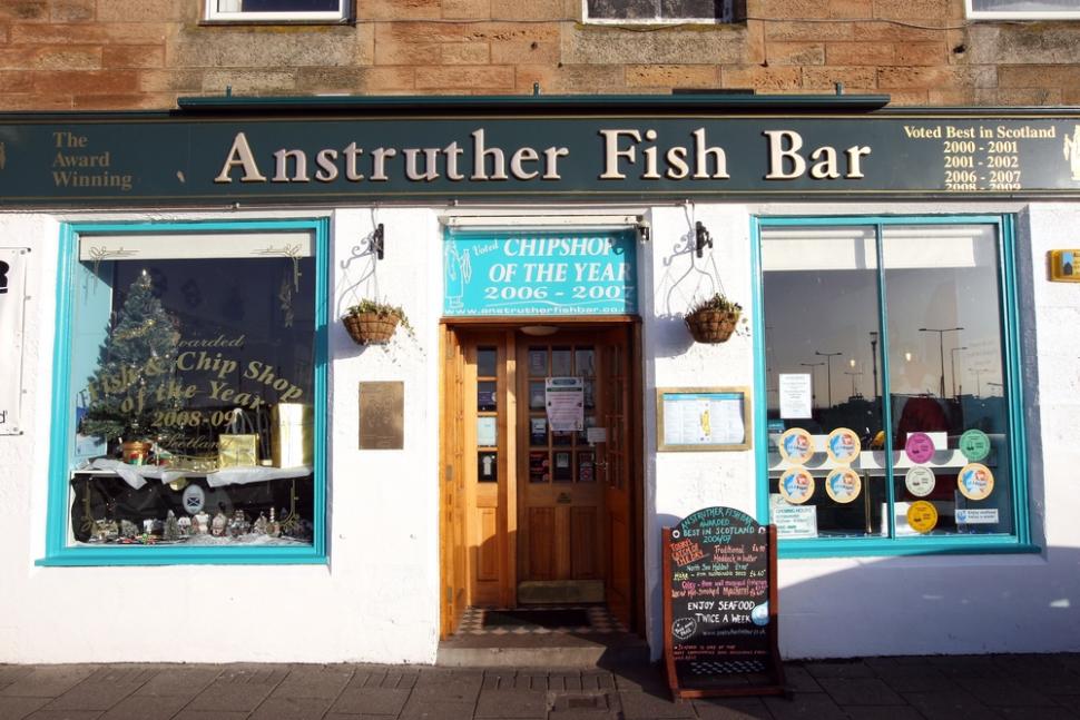 Dinner at Anstruther Fish Bar