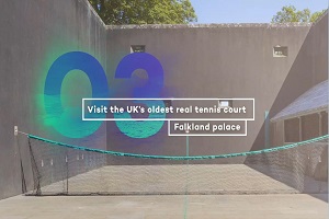Visit the UK's oldest real tennis court